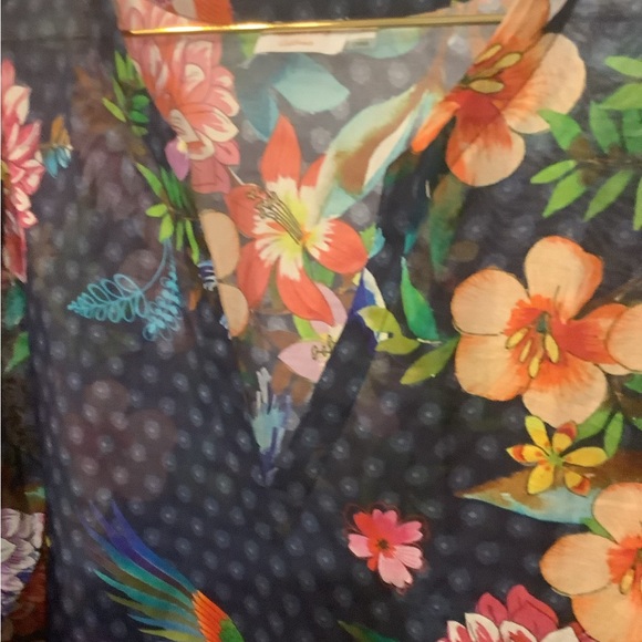 Johnny Was Ocean Dreamer Midi Dress/Cover Up Like New - Picture 2 of 13